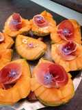 Melon et jambon de pays