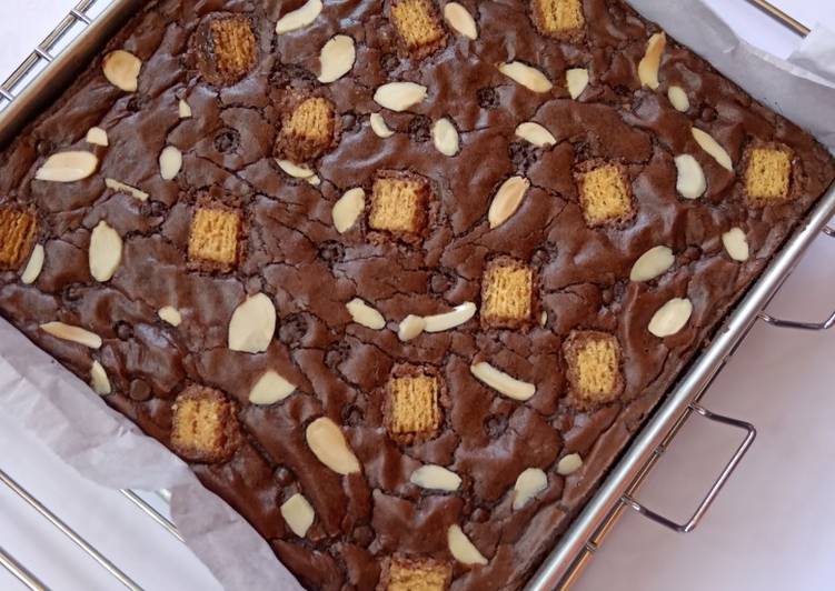 Bahan Shiny Crust Brownies | Cara Membuat Shiny Crust Brownies Yang Sedap