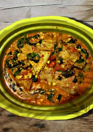 Foto resep Ikan kuah kuning kenari