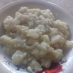 Cassava with coconut A picture of Cassava with coconut.