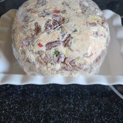 A picture of Pineapple cheese ball.