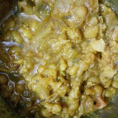 Boondi papad veg A picture of Boondi papad veg.