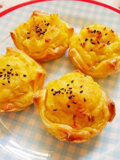 好簡單「迷你地瓜派」暖呼呼的美味。 的食譜成品照片
