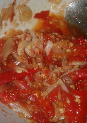Foto resep Sambal lado teri rebus