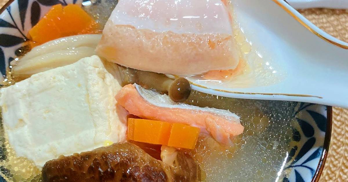 Resep Salmon Belly Soup oleh Mina Cookpad