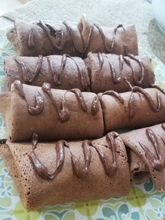 Foto resep Dadar gulung pisang cokelat
