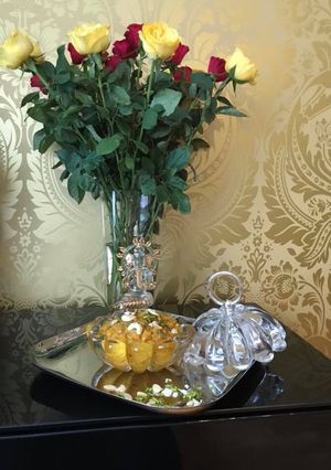 A picture of Moong daal halwa.