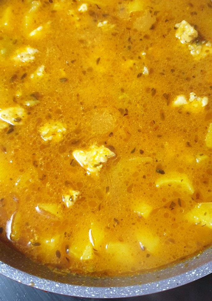 Una foto de Cazón en adobo guisado
