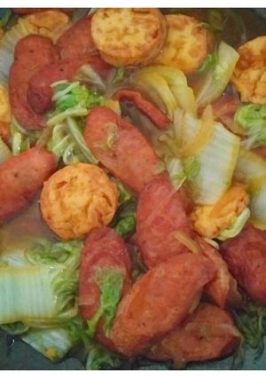 Foto resep Sapo tahu sosis