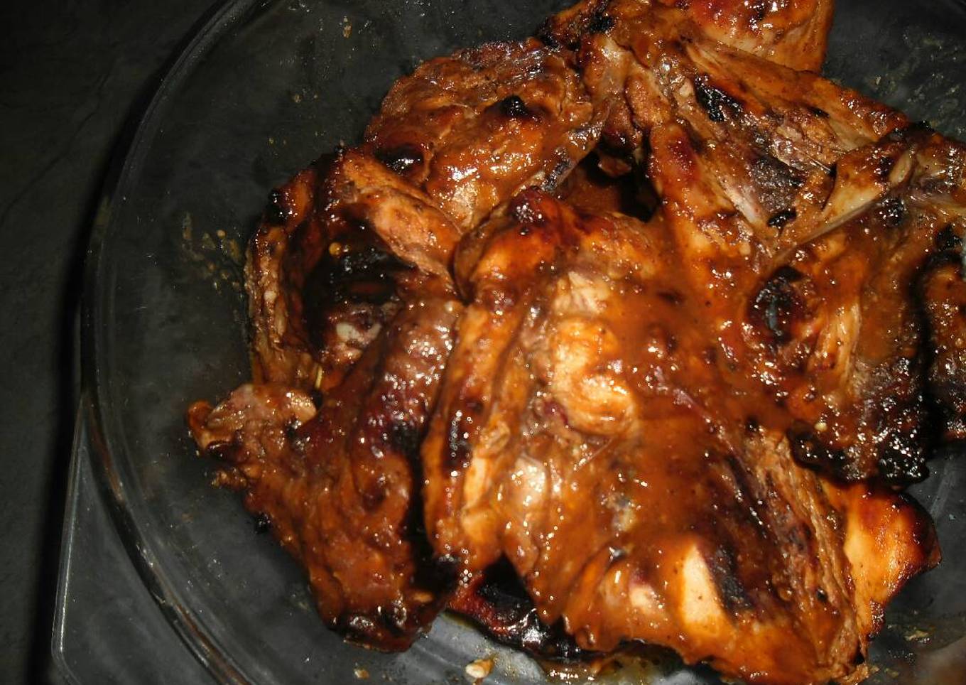 Microwave grilled chicken
