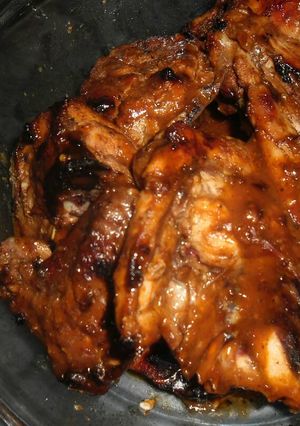 A picture of Microwave grilled chicken.