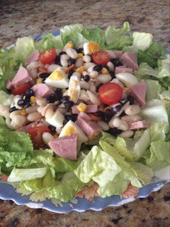 Una foto de Ensalada de alubias