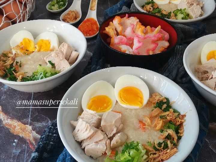Langkah Gampang Membikin Resep Bubur ayam wortel yang Lezat Sekali Anti Ribet, Bikin Ngiler