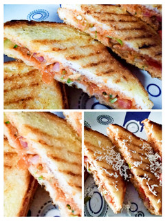 वेजिटेबल चीज़ सैंडविच (vegetable cheese sandwich recipe in Hindi) रेसिपी मुख्य फोटो