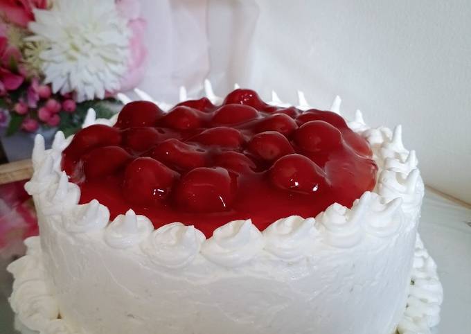 55. Birthday Cake topping buah - cookandrecipe.com