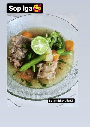 Foto resep Sop iga sapi empuk no presto