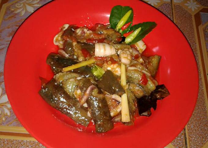 Resep Terong cumi rica