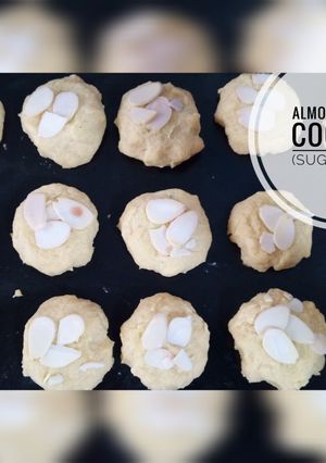 Foto resep Almond Butter Cookies (Sugar Free)