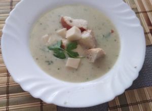 Fokhagymakrémleves recept fotója