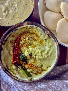 A picture of Coconut Chutney:.