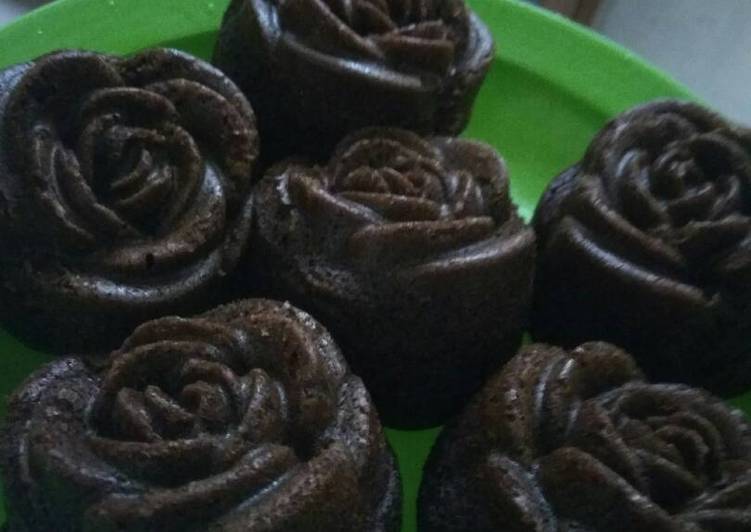 Resep Bolu mawar coklat Anti Gagal