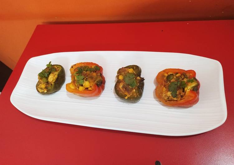 Recipe of Speedy #GA4 #Week4 Stuffed baked bell peppers