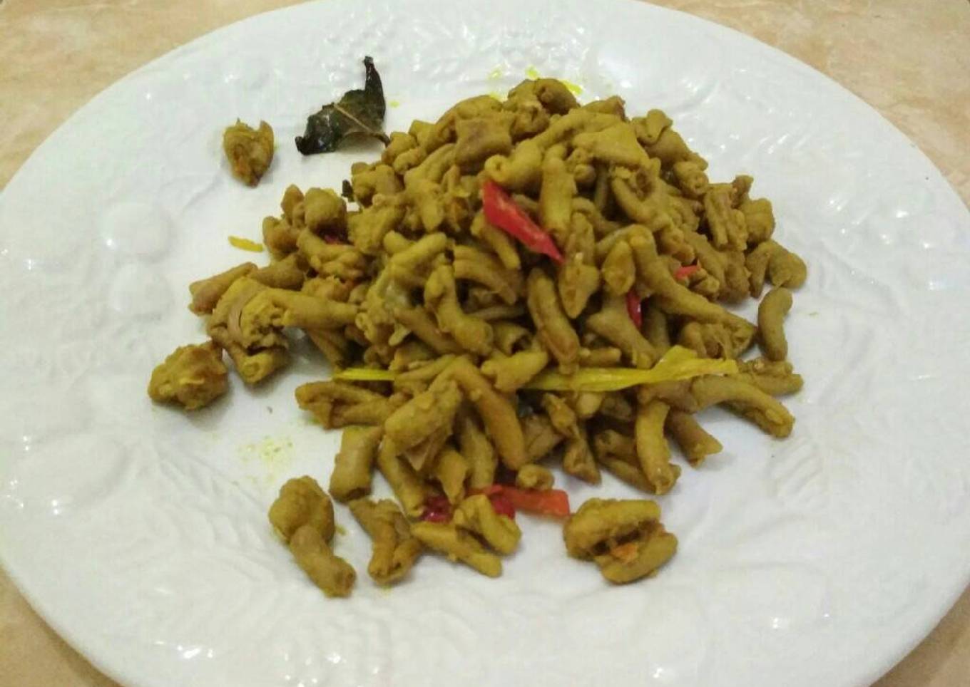 Resep Mamah : Tumis Usus Rempah Istimewa
