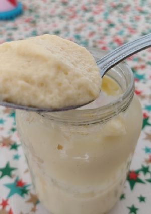 Una foto de Postre de mango