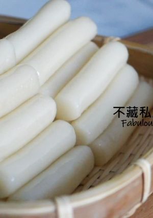 自製韓國年糕 的食譜成品照片