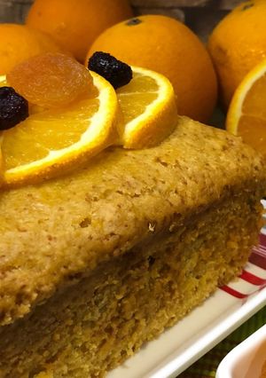 A picture of Whole Orange Cranberry Cake – Pressure Cooker Cake.