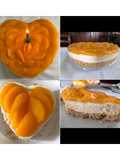 Cheesecake triplo strato alle pesche 🍑