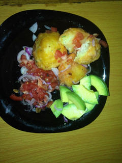 A picture of Deep fried potatoes.