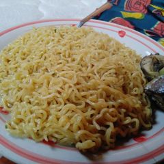 A picture of The perfect Indomie noodle.