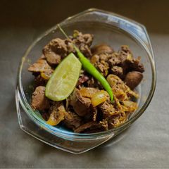 A picture of Chicken Liver Fry.