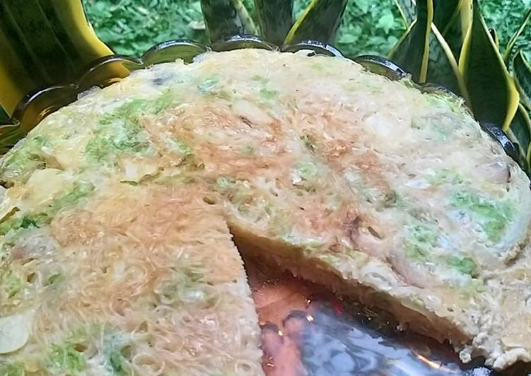 Langkah Mudah untuk Membuat Telur dadar bihun yang Enak Banget