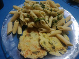 Croquetas de papas con fideos