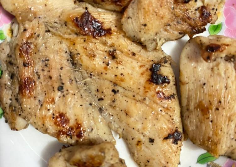 Cara Gampang Membuat Menu Diet Enak - Ayam Panggang Teflon Anti Gagal