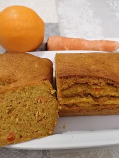 Una foto de 262. Bizcocho de zanahoria y naranja con especias / Thermomix
