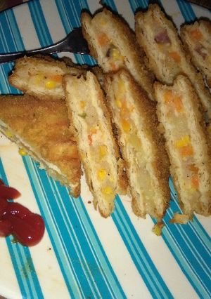 Foto resep Sandwich crackers