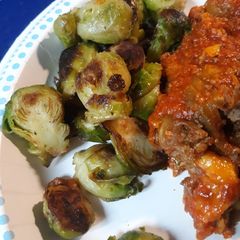 A picture of Brussel Sprouts Sautéd in Duck Fat.