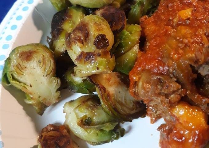 Recipe of Favorite Brussel Sprouts Sautéd in Duck Fat