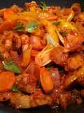 Harwin's fav: Korean Spicy stir fried pork (Jeyuk-bokkeum)