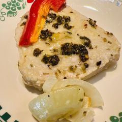 A picture of Honey 🍯 Orange 🍊 Pork Chops.