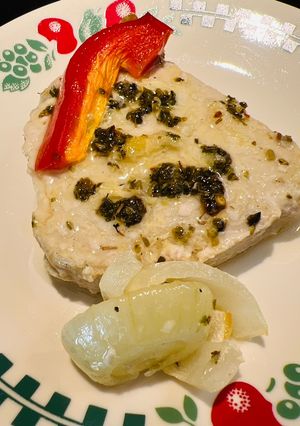 A picture of Honey 🍯 Orange 🍊 Pork Chops.