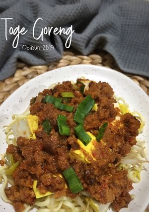 Foto resep Toge Goreng khas Bogor