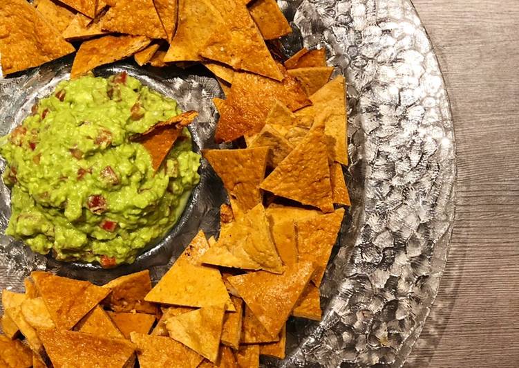 Nachos de pollo sin harina