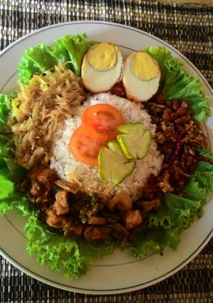 Foto resep Nasi uduk komplit
