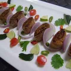 A picture of Baked Bhakarwadi.