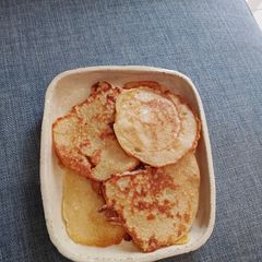 A picture of Vietnamese Childhood Flour Pancakes.
