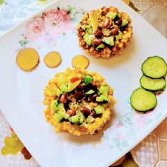 A picture of Falahari Katori Chaat.